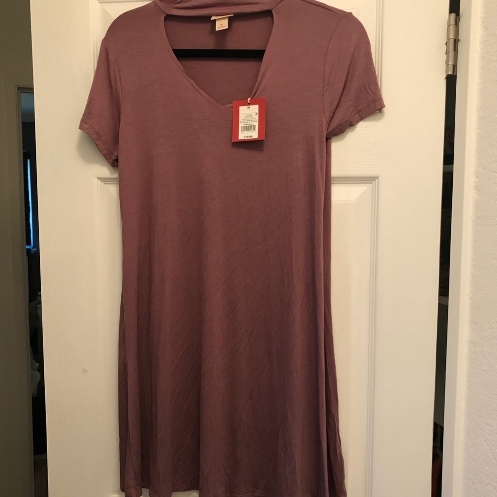 Dusty purple Mossimo choker dress
